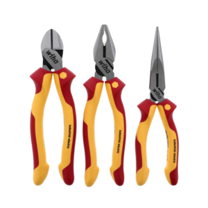 Wiha 32981 Insulated Industrial Pliers/Cutters Set