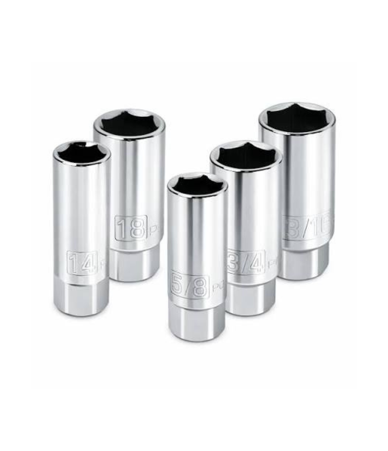 5 Piece 3/8 in. Dr. Spark Plug Socket Set